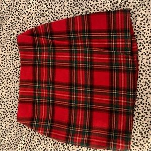 hollister plaid skirt